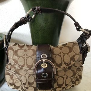 Coach Monogram Hobo-Style Bag